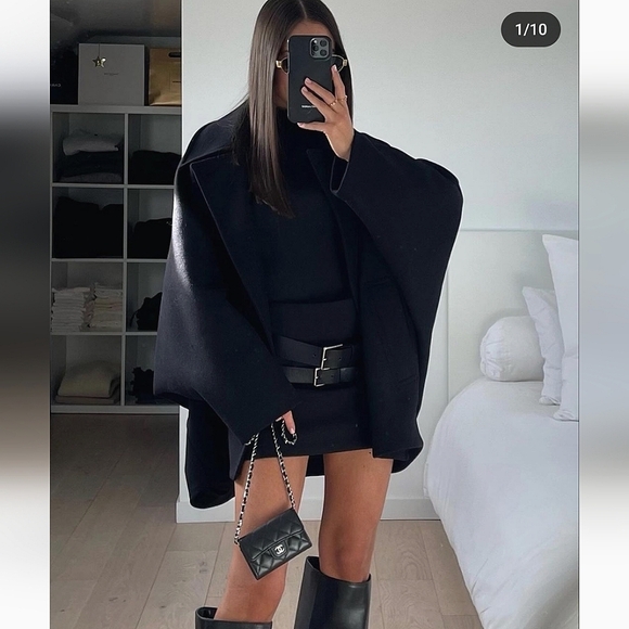 ZARA MANTECO WOOL COAT Black - Picture 5 of 17